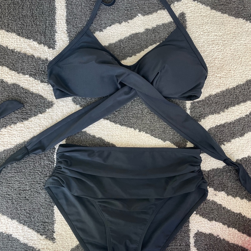 High waited bathing suit